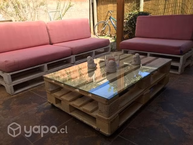 Juego de terraza de pallet