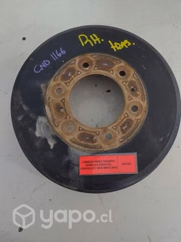 Tambor Freno Trasero Derecho (CND1166) Chevrolet N