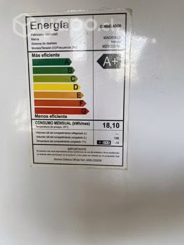 Congelador Mademsa 220 litros