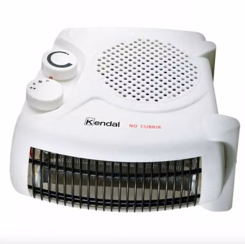 Termoventilador calefactor eléctrico blanco