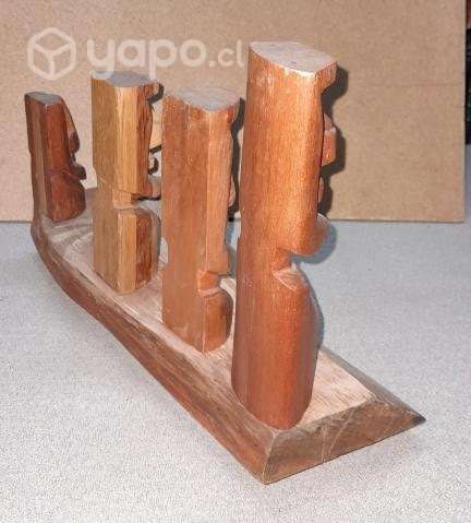 Escultura moais de madera - Imagen 4