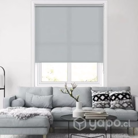Cortina Roller Rustica Deluxe 60x200 CM Blanco