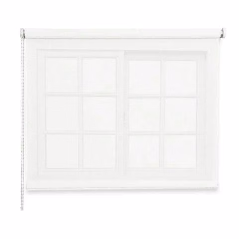 Cortina Roller Rustica Deluxe 60x200 CM Blanco