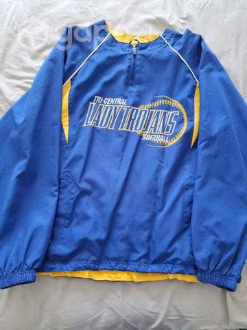 Cortaviento vintage azul talla L