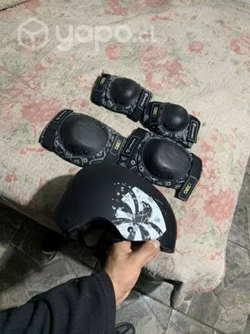 Casco y protecciones