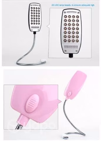 Lámpara 28 luces led USB para computador