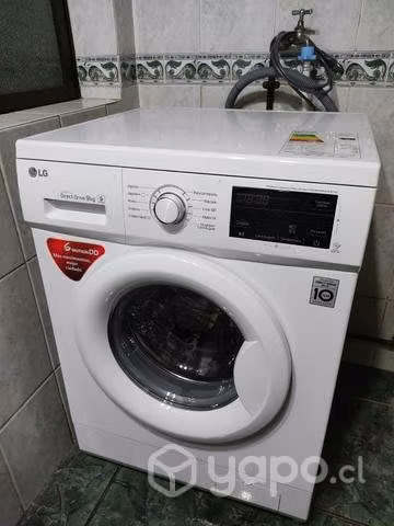 Lavadora LG automática frontal