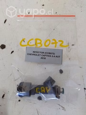 Inyector (CCB072) Chevrolet Captiva 2.4 AUT 2016