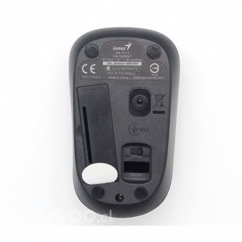 Mouse optico inalambrico genius usb, nx-7015, negr - Imagen 3