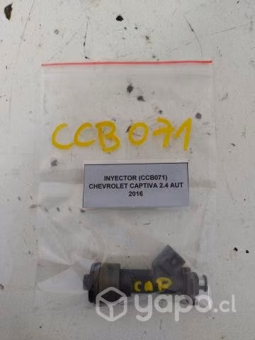 Inyector (CCB071) Chevrolet Captiva 2.4 AUT 2016