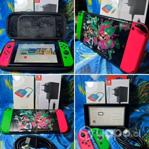 Nintendo Switch Personalizada Splaton desbloqueada