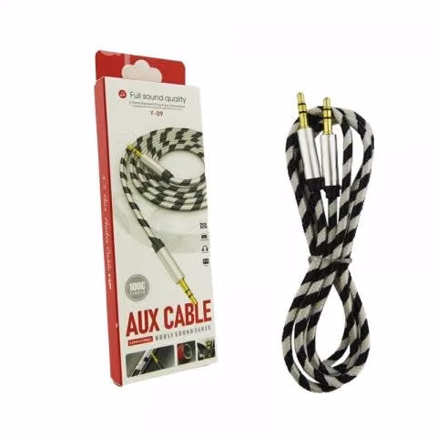 Cable auxiliar 1X1 Plug 3.5Mm Estereo, 1 Mts, Punt