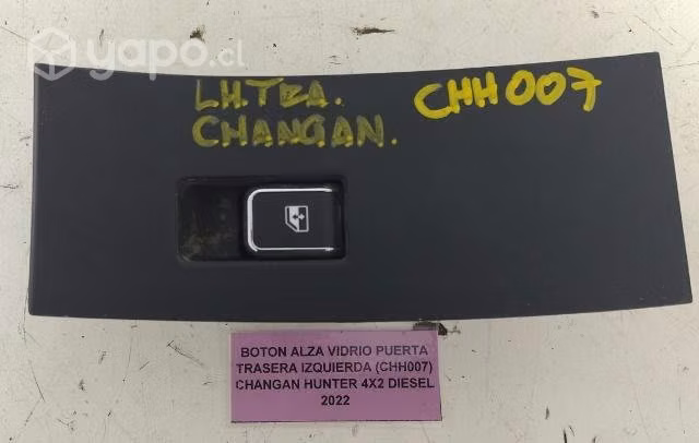 Boton Alza Vidrio Puerta Trasera Izquierda (CHH007