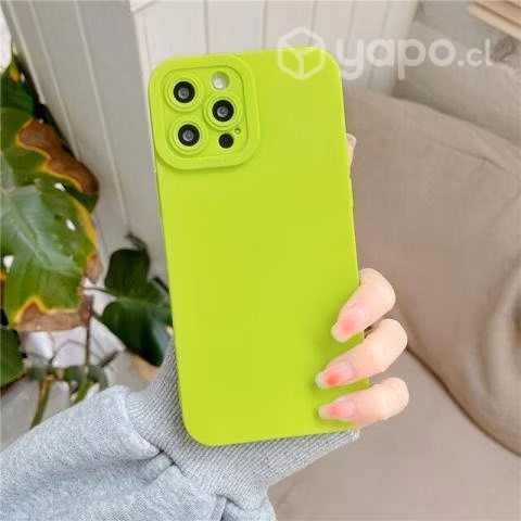 Carcasa Iphone Apple 12 Verde limon