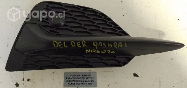 Moldura Derecha Parachoque Delantero (NQS072) Niss