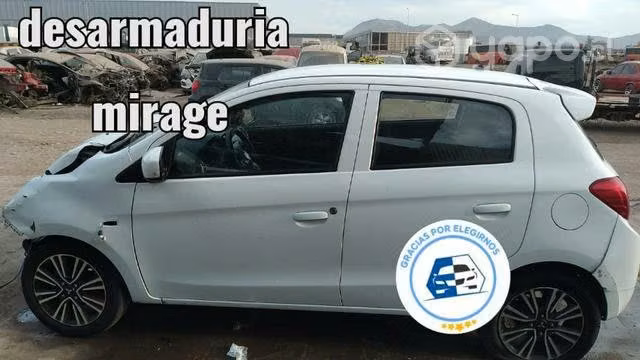 Puerta chofer Mitsubishi Mirage 1.2 desarmaduría