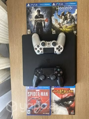 PLAY STATION 4 | 4 juegos | 2 controles