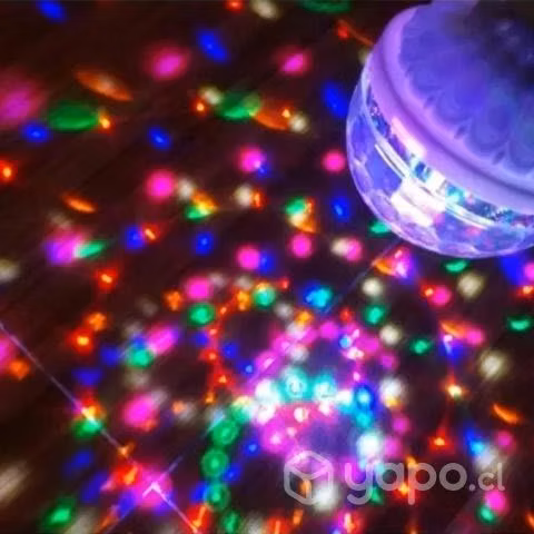 Ampolleta led giratoria de colores para fiestas GR