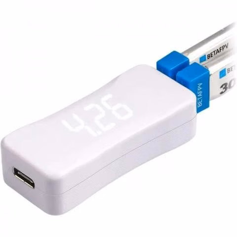 Betafpv Cargador De Batería Bt2.0 Y Medidor voltaj
