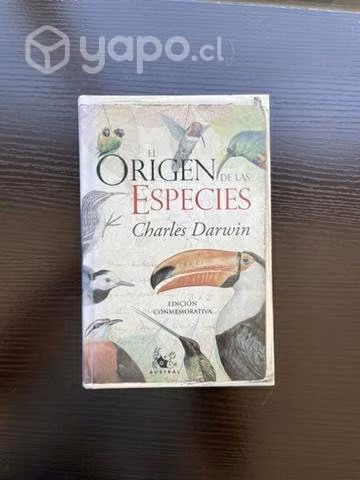 Libro el origen de las especies. Edición especial