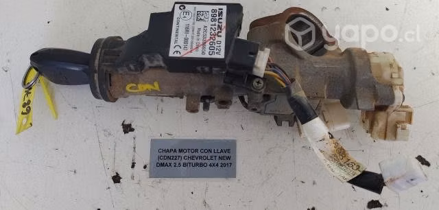 Chapa Motor Con Llave (CDN227) Chevrolet New Dmax