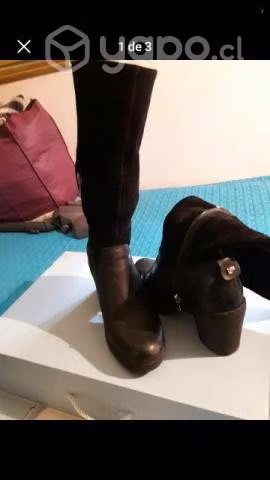 Botines charol y botas cuero 16hrs
