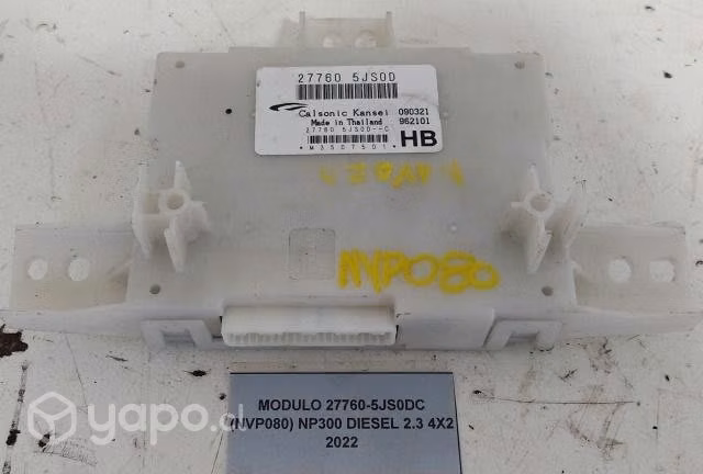 Módulo 27760-5JS0DC (NVP080) Nissan NP300 Diesel 2