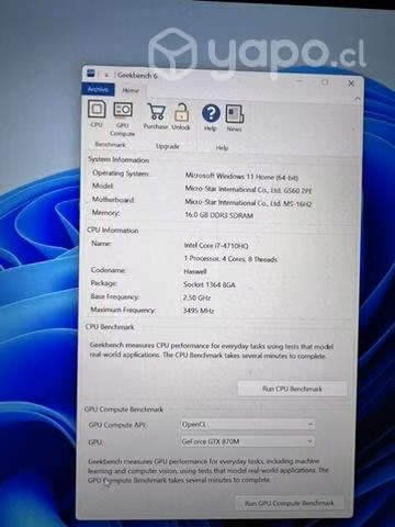Msi Gs60 2pro 3k Notebook Gamer Y Diseñó