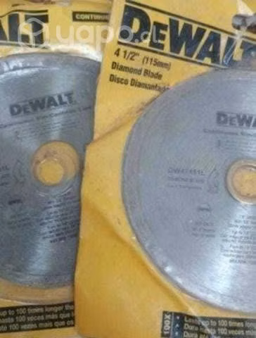 2 discos diamantados de 4 1/2