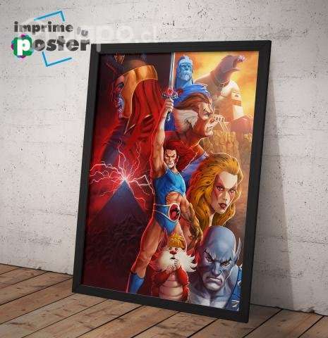 CUADRO DE LOS THUNDERCATS 34x45cm llegar y colgar - Imagen 2