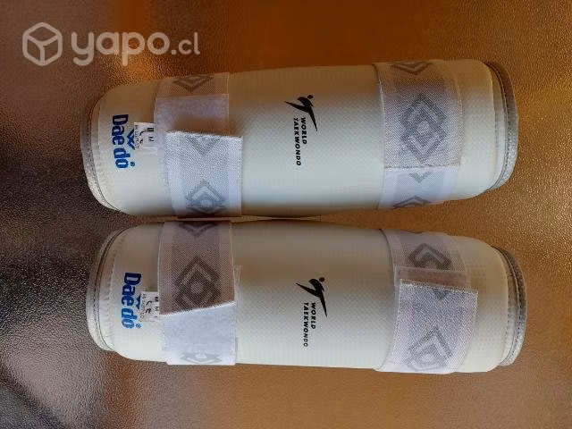 Canilleras y protector genital taekwondo