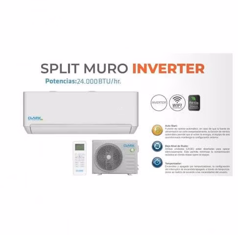 Aire acondicionado de 24000 btu split Inverter