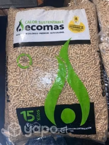 Pellet ECOMAS certificado bolsas de 15kg