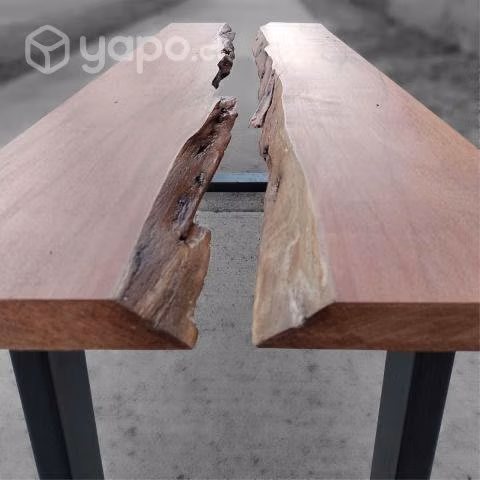 Mesa de centro artesanal "Grieta"