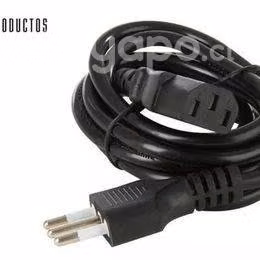 Cable De Poder Impresora / Fuente De Poder / Pc / - Imagen 2