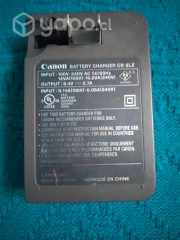 Canon adaptador cb-2lz ( bateria nb-7l )