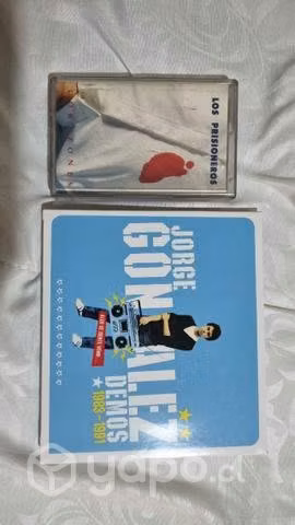 Discos Los Prisioneros/Jorge Gonzalez firmado