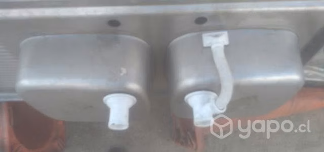 Lavaplatos doble acero inoxidable