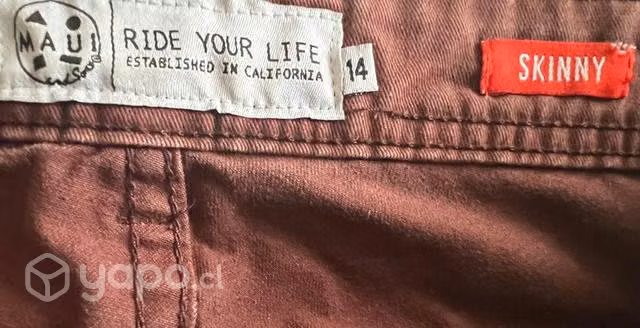 Pantalón Jeans Denim Skinny Maui talla 14