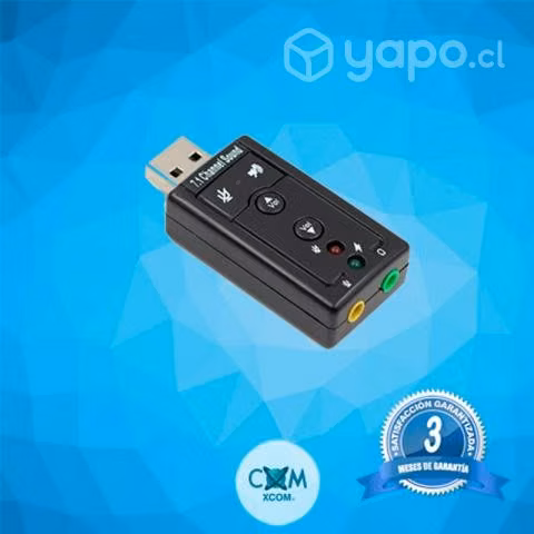 Tarjeta De Sonido Usb 7,1