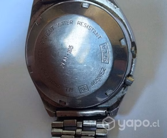 Caja de acero para reloj orient automatico