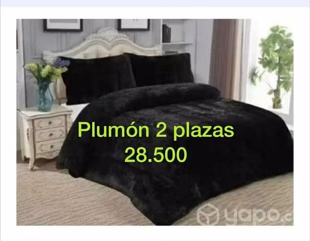 Plumón 2 plazas chiporro