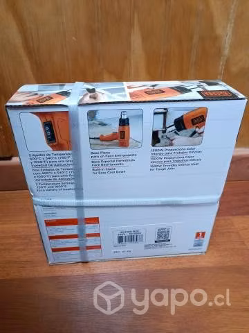 Pistola calor 1500W HG1500-B2C Black+Decker