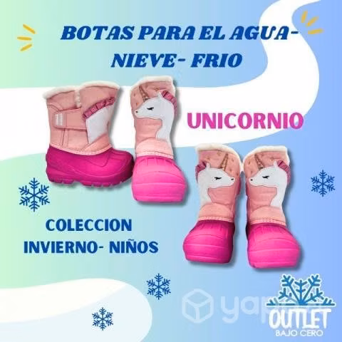 Exclusivas botas para niños térmicas e impermeable