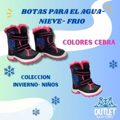 Exclusivas botas para niños térmicas e impermeable