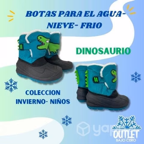 Exclusivas botas para niños térmicas e impermeable