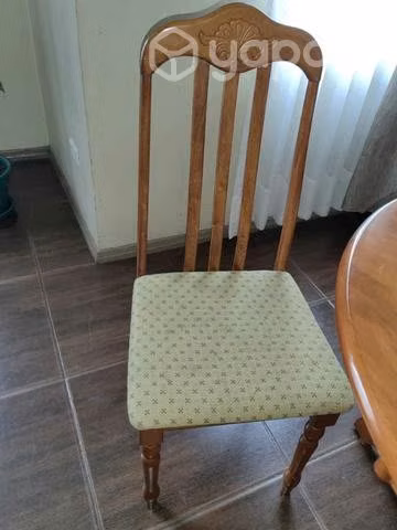 Comedor madera 4 sillas