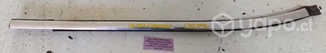 Moldura Lame Vidrio Cromada Pta tras izq (CHZ092)