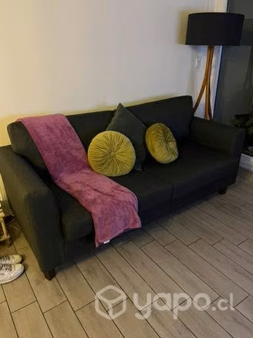Sillón gris tela