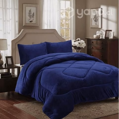 Cobertor Cama 2 Plaza Chiporro Invierno Frazada